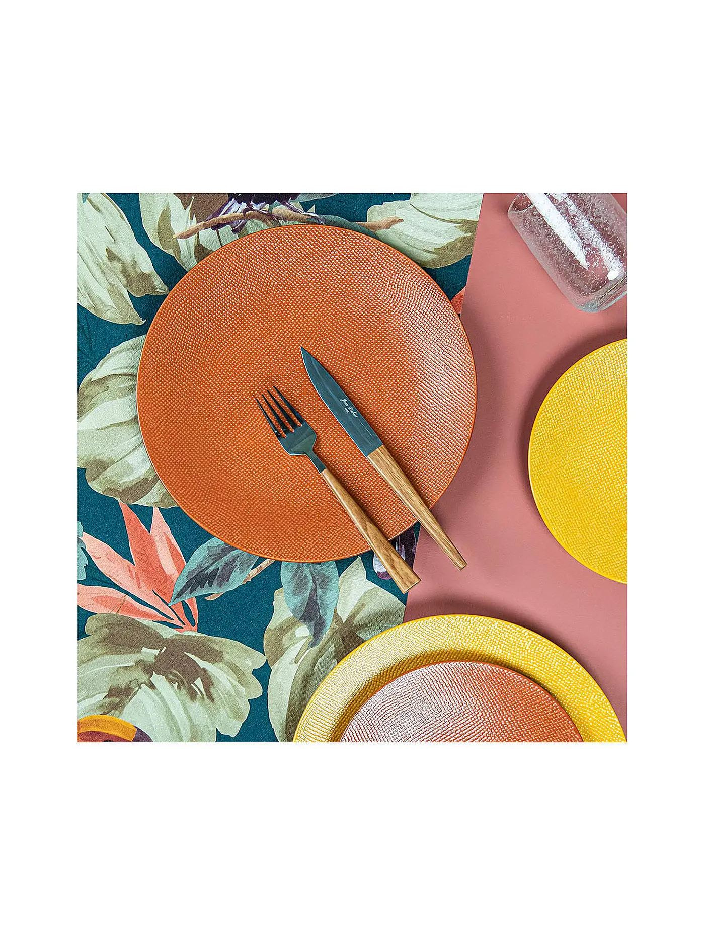 TABLE PASSION | Speiseteller 27cm VESUVIO Safran | orange